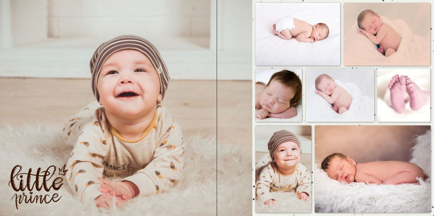 Photo Book - Our Baby Boy square 12-13