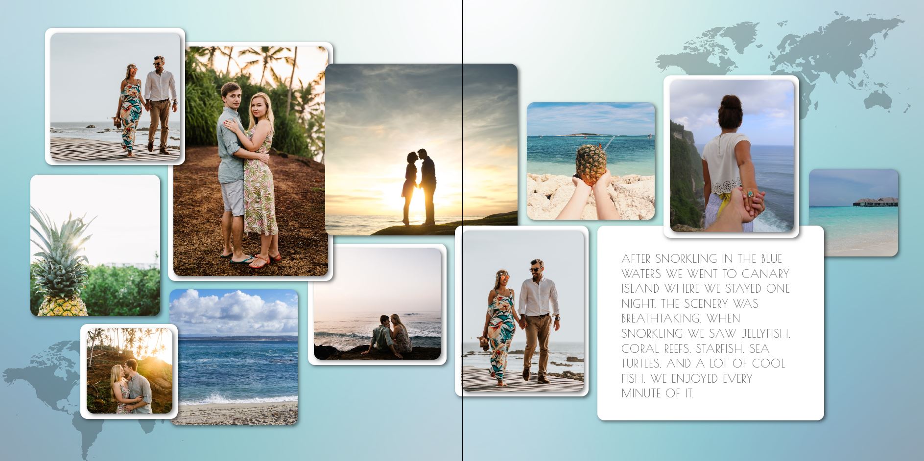 Photo Book - Our Honeymoon square 12-13