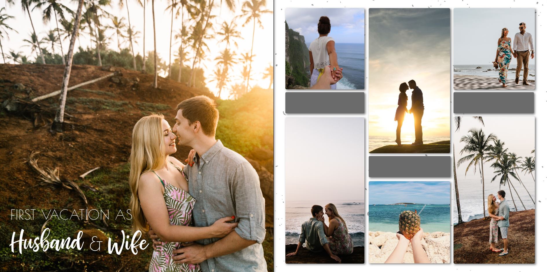 Photo Book - Our Honeymoon square 4-5