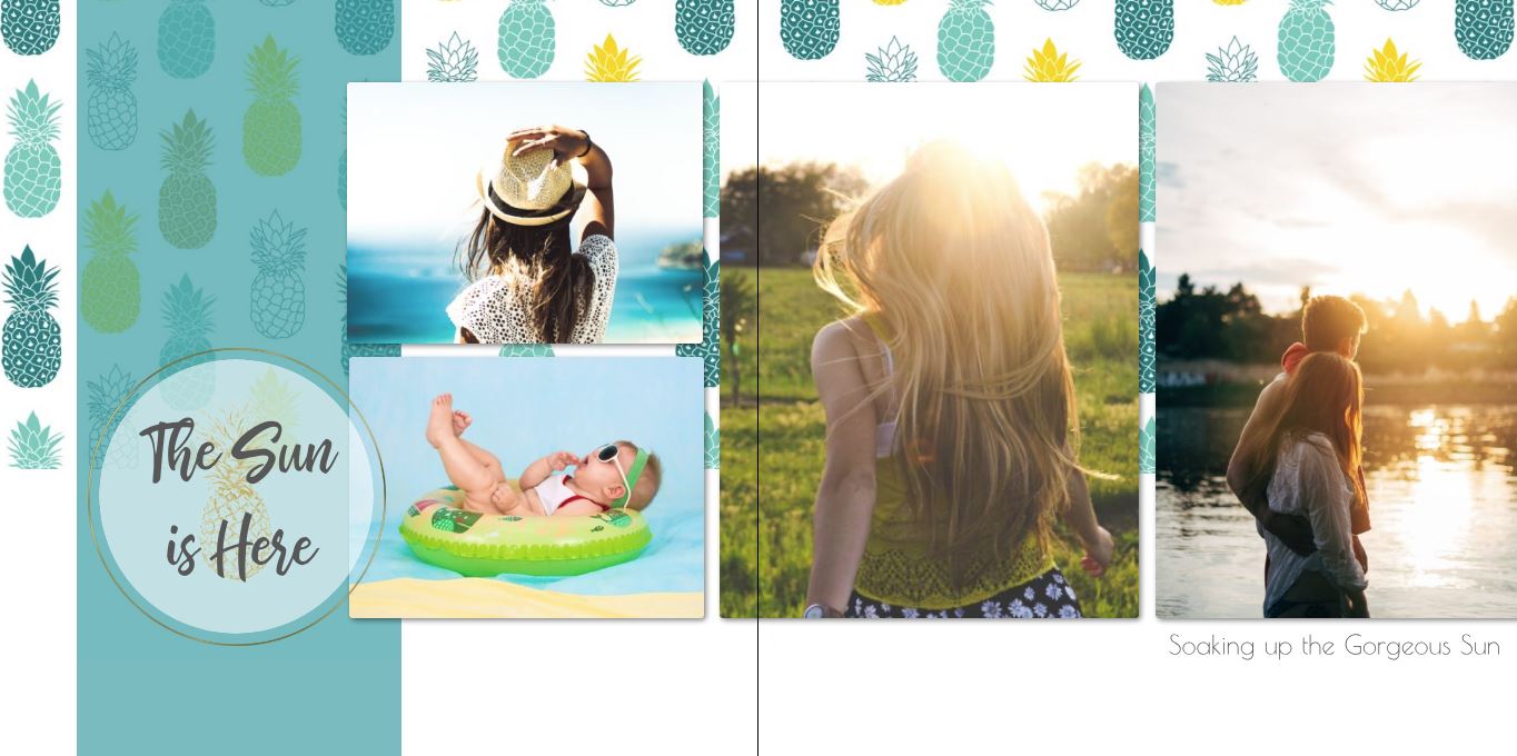 Photo Book - Pineapple Summer square 6-7