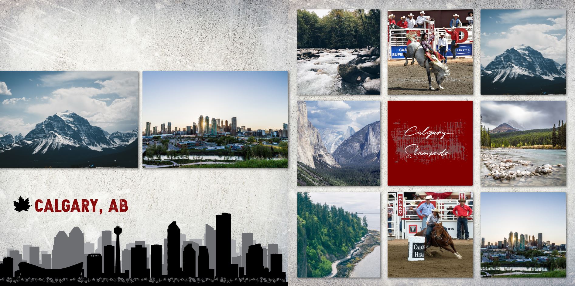 Photo Book - Travel Around Canada square 14-15