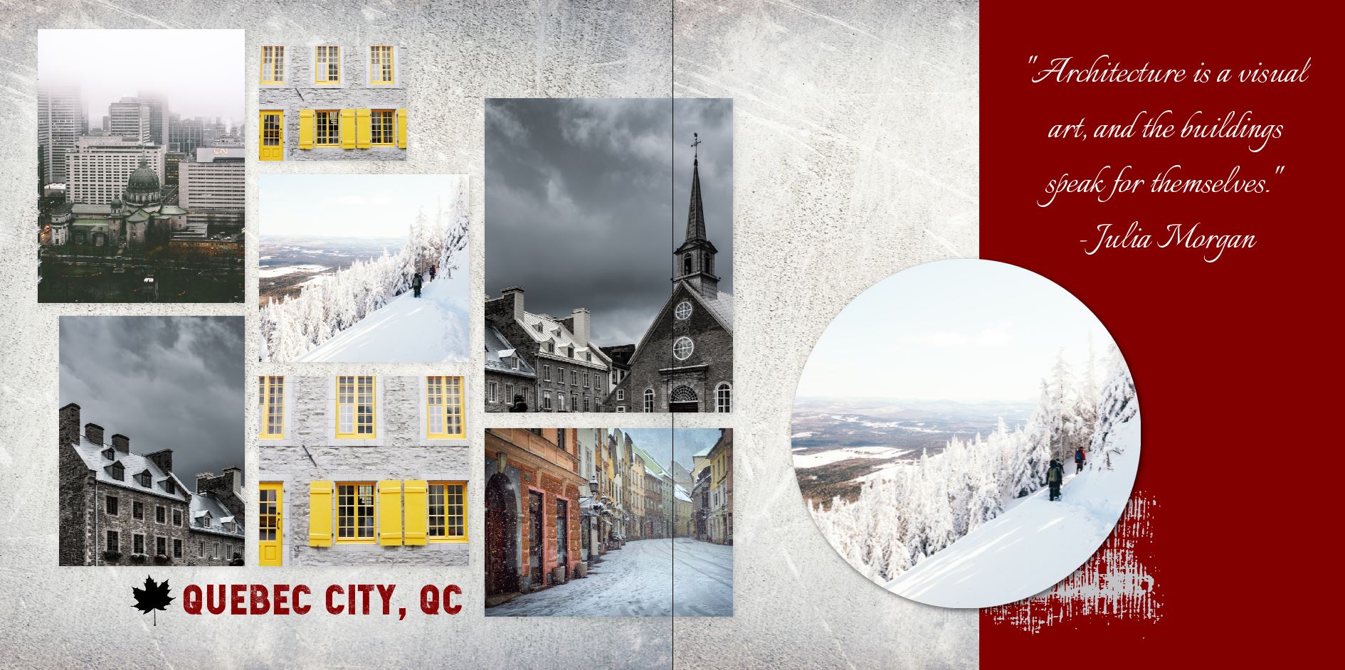 Photo Book - Travel Around Canada square 6-7