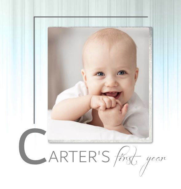 Photo Book - First Foster Year Boy square Front
