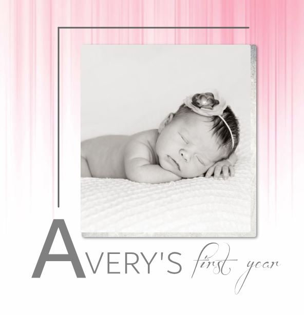 Photo Book - Foster Baby's First Year square Front