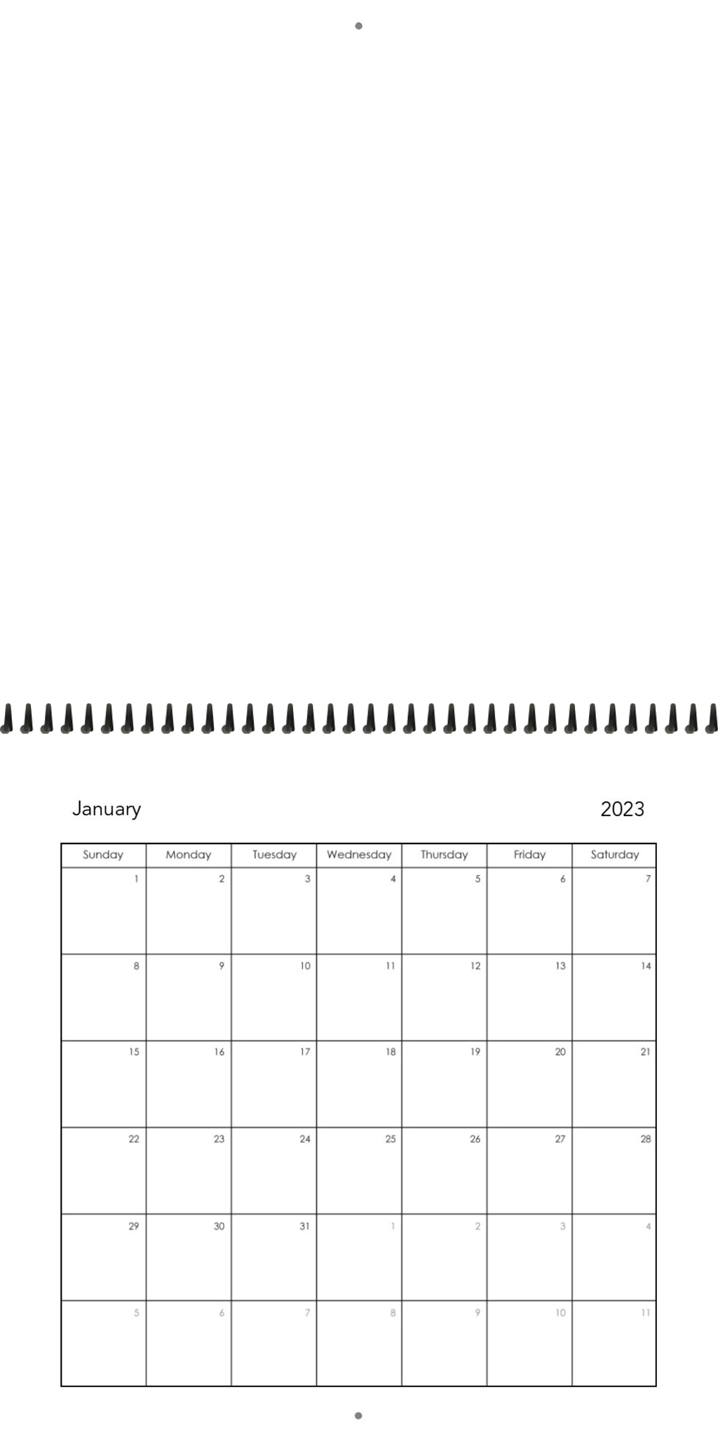 Wall Calendar Blank Calendar 12x12 01