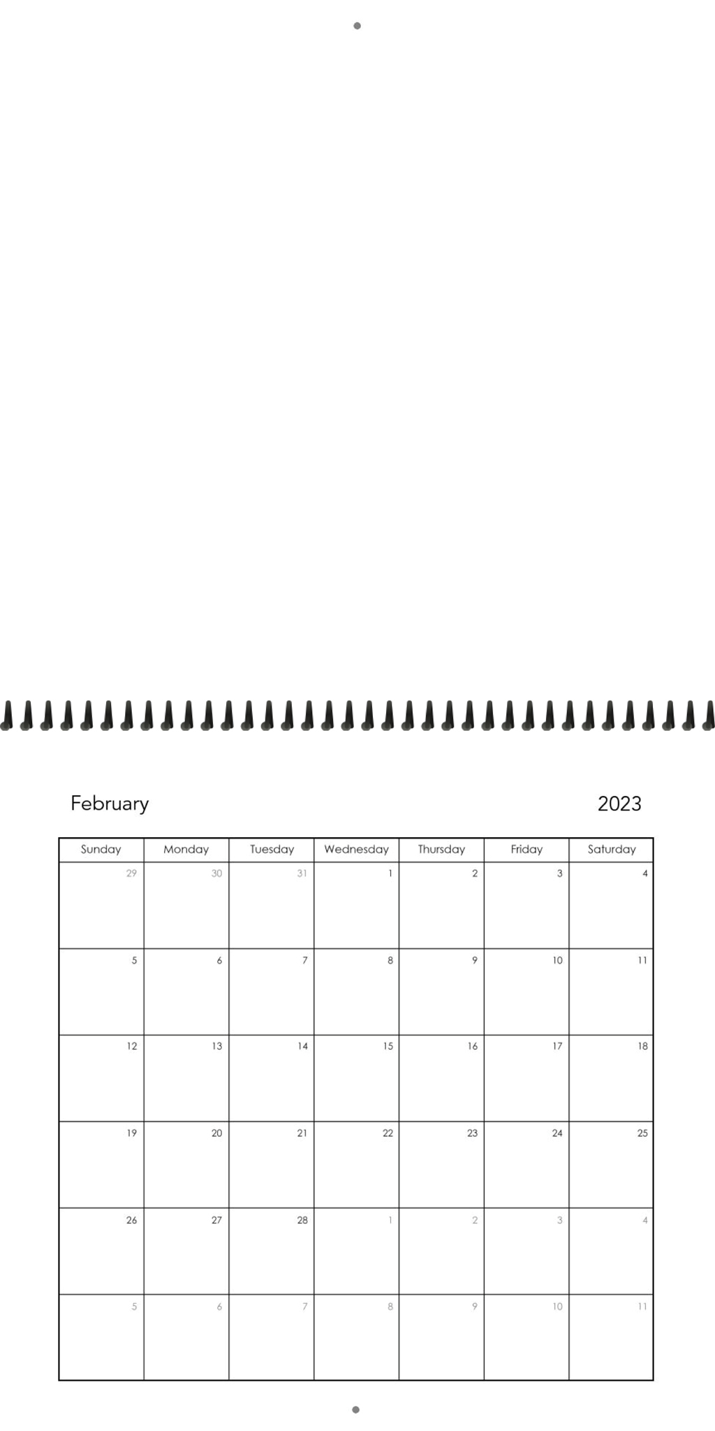 Wall Calendar Blank Calendar 12x12 02