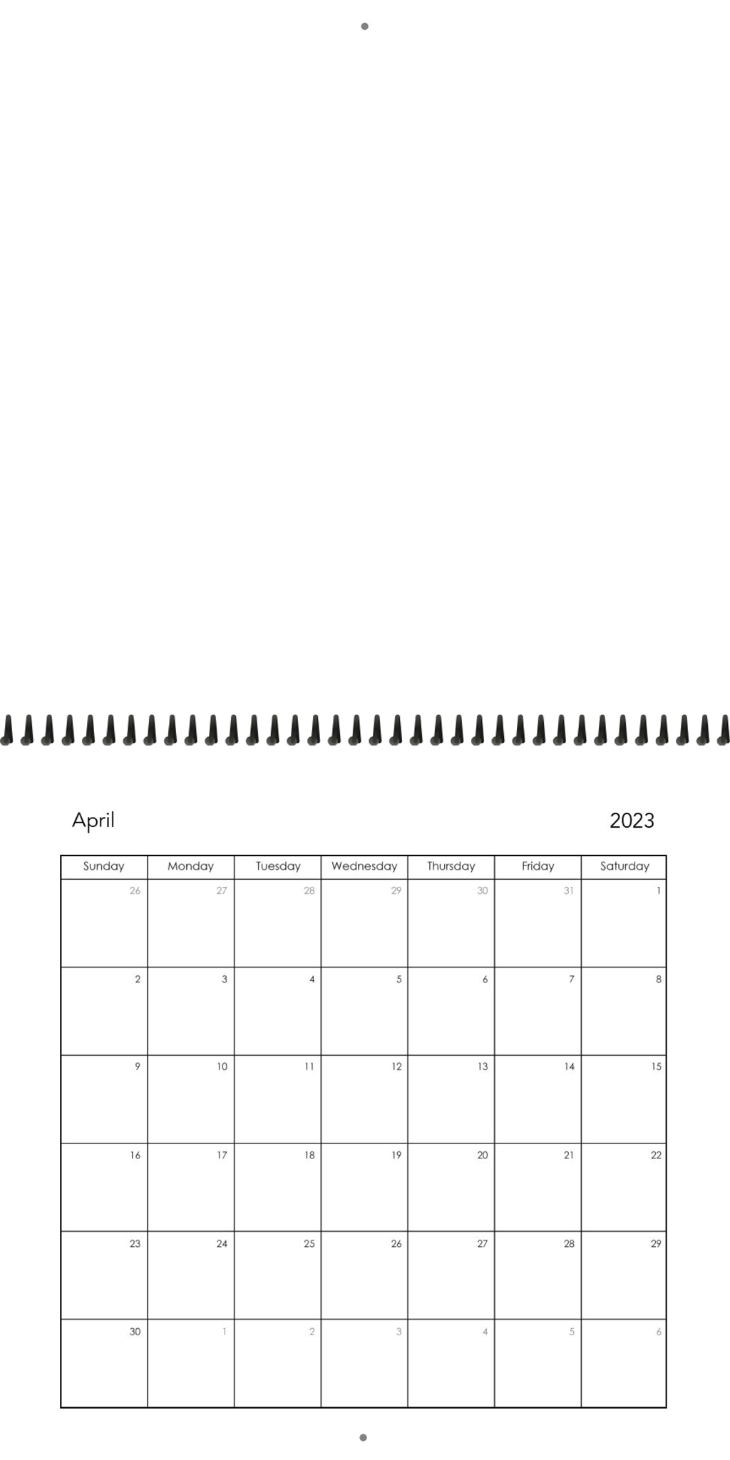 Wall Calendar Blank Calendar 12x12 04