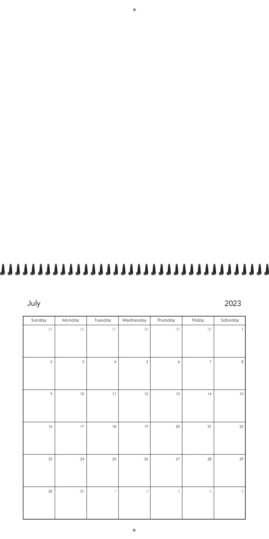 Wall Calendar Blank Calendar 12x12 07