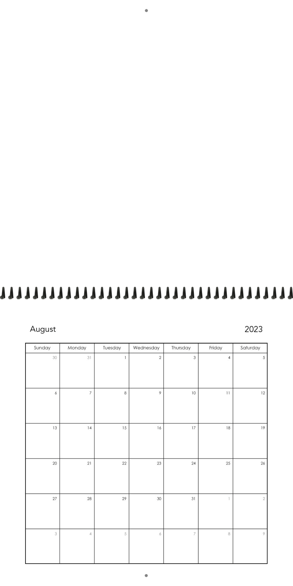 Wall Calendar Blank Calendar 12x12 08