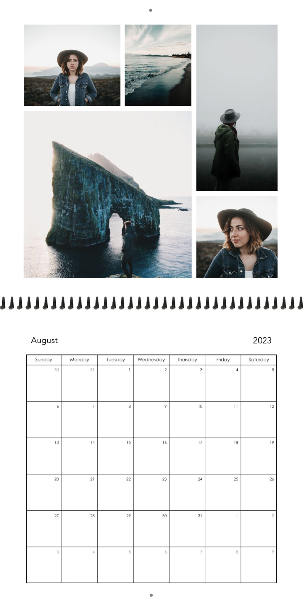 Wall Calendar White Portfolio 12x12 08