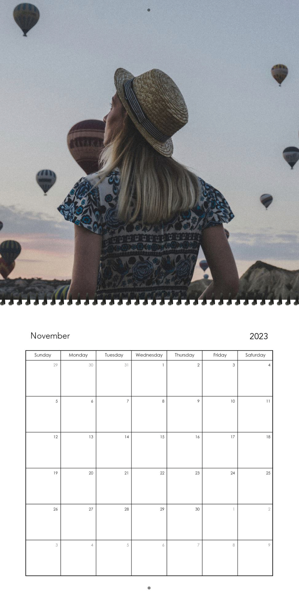 Wall Calendar White Portfolio 12x12 11