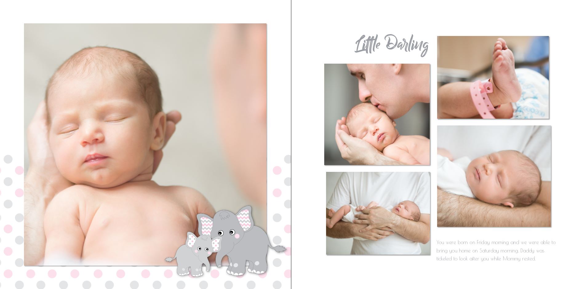 Photo Book - Baby Elephant square 2-3