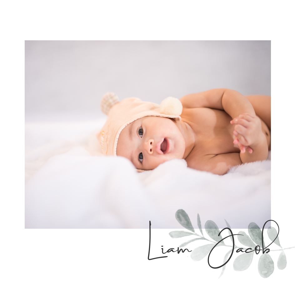 Photo Card - Minimal Baby square1