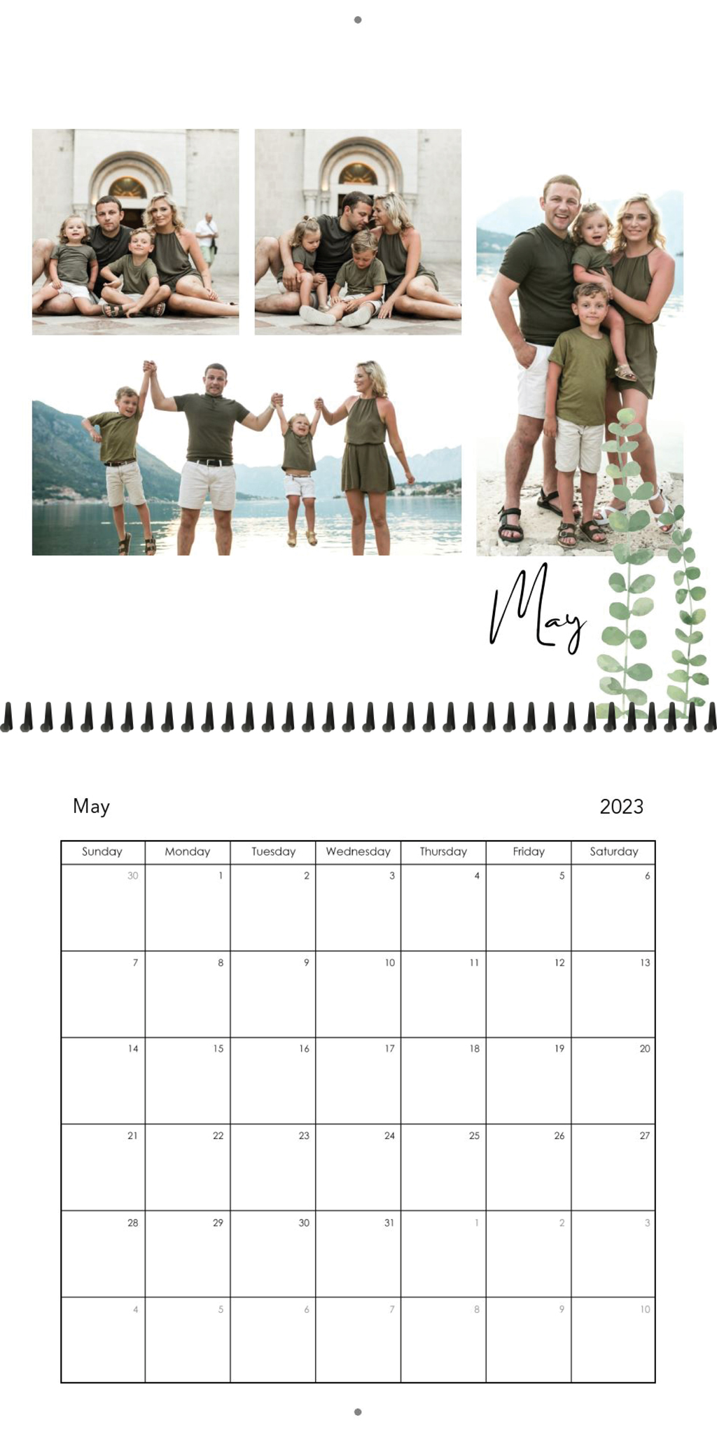 Wall Calendar Greenery Calendar 12x12 05