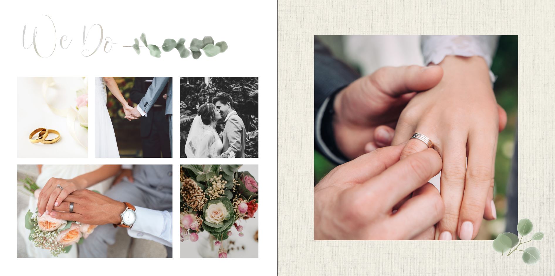 Photo Book - Eucalyptus Wedding square 12-13