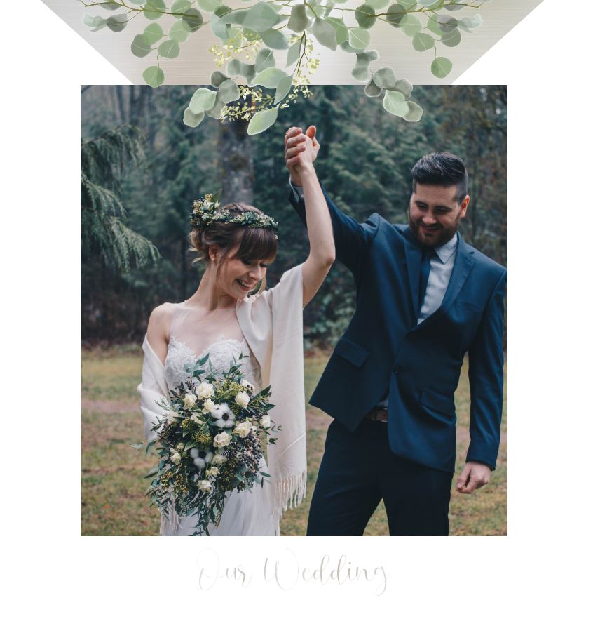 Photo Book - Eucalyptus Wedding square Front