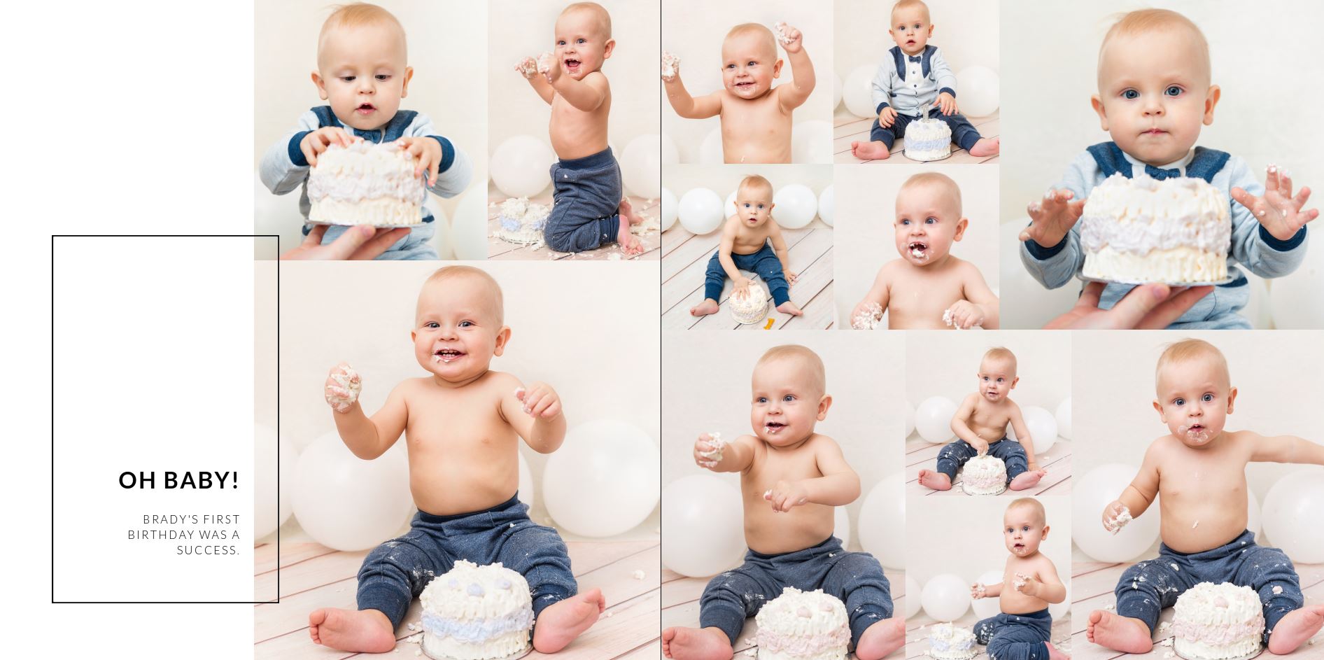 Photo Book - Simple Baby square 16-17