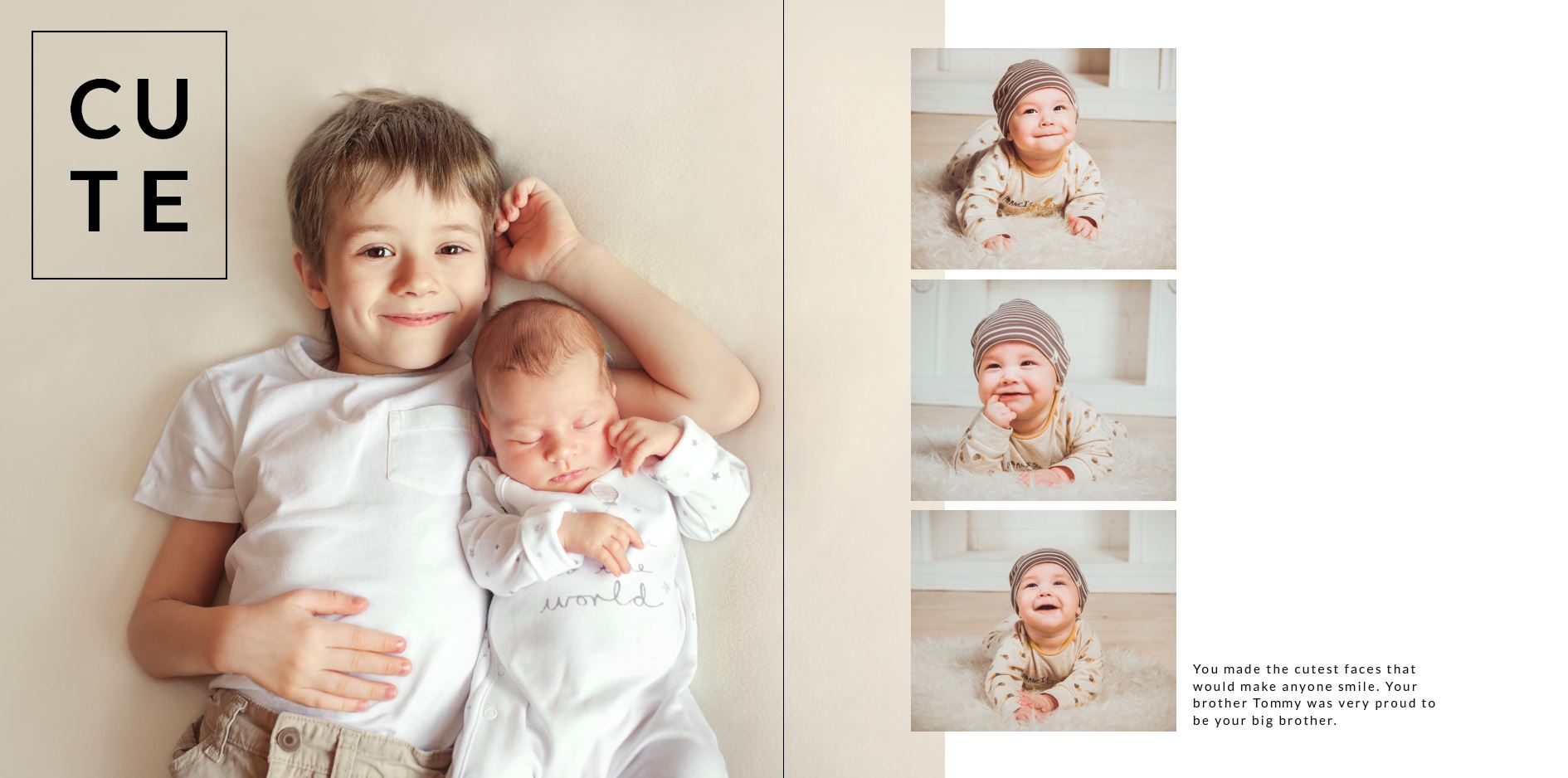 Photo Book - Simple Baby square 8-9
