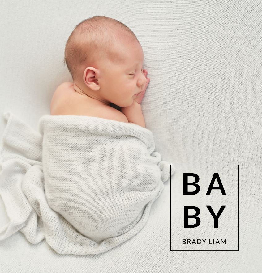 Photo Book - Simple Baby square Front