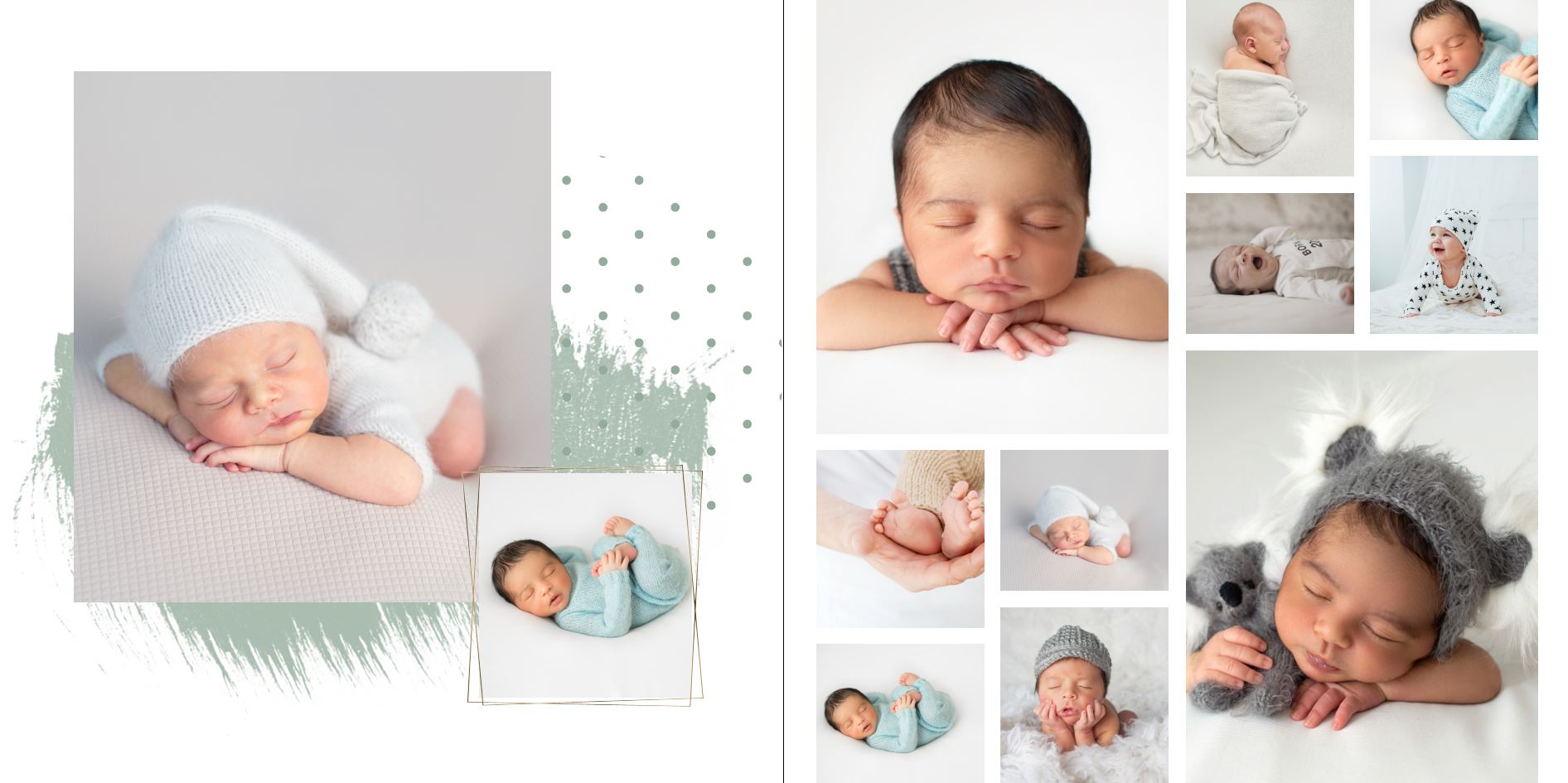 Photo Book - Soft Baby Boy square 12-13