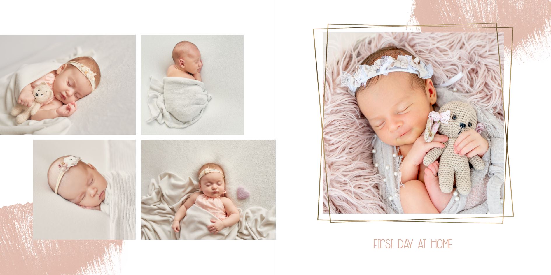 Photo Book - Soft Baby Girl square 6-7