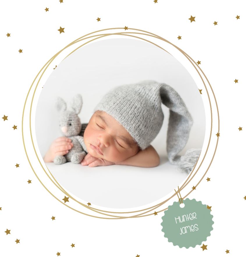 Photo Book - Soft Baby Boy square Cover