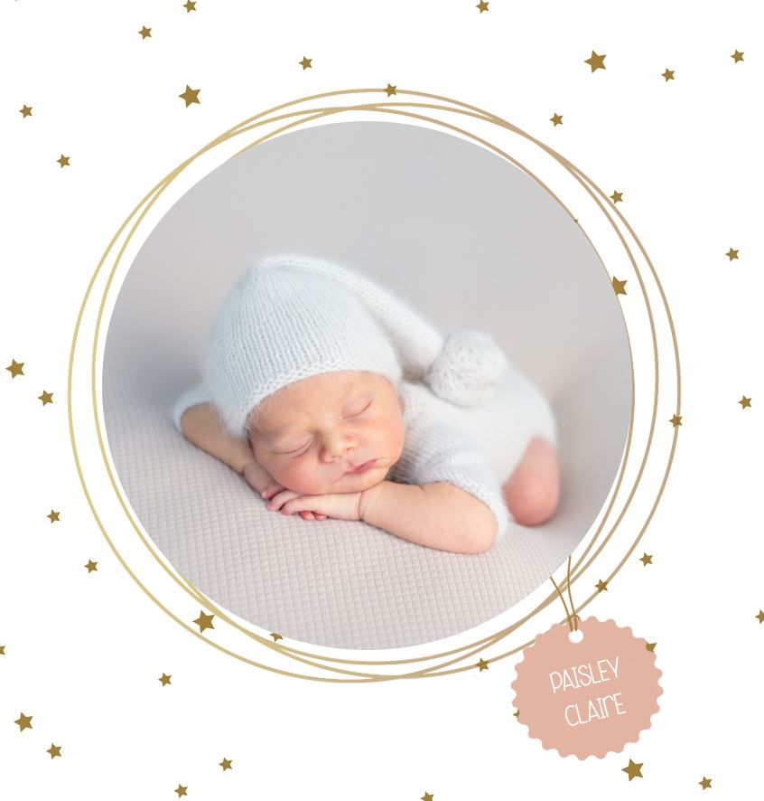 Photo Book - Soft Baby Girl square Cover