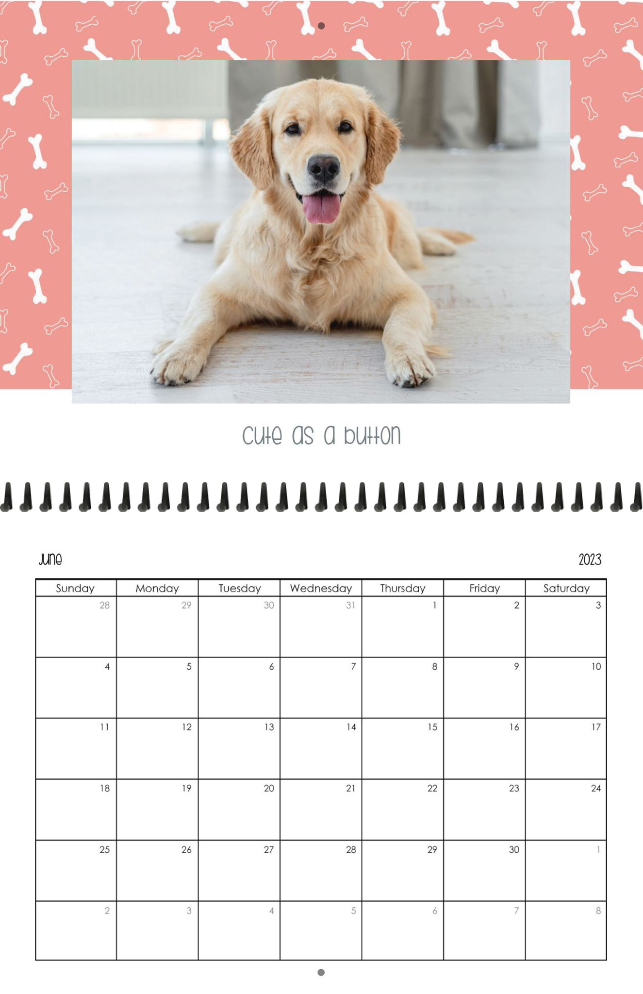 Wall Calendar Pet Pals 11x8.5 06
