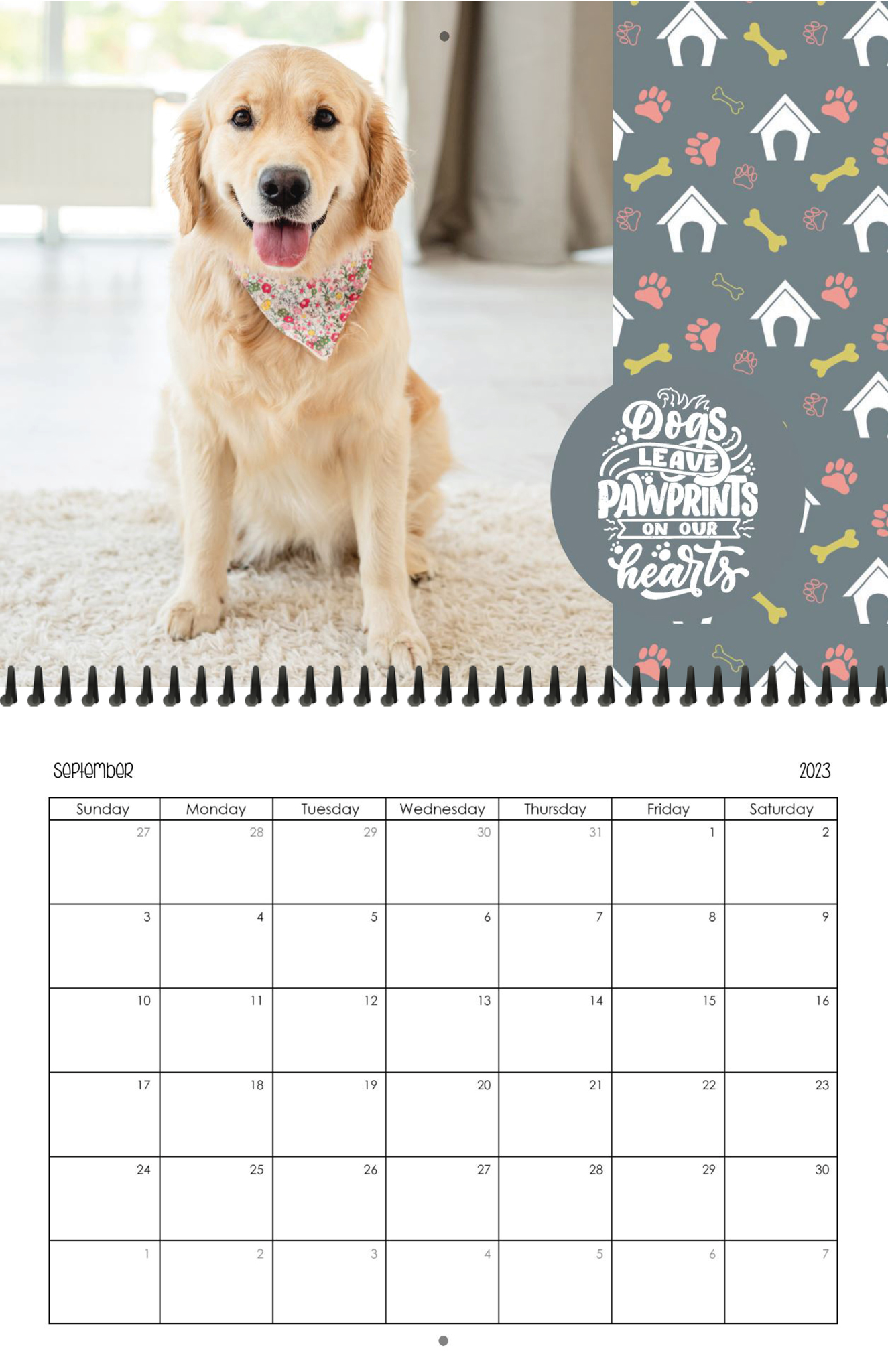 Wall Calendar Pet Pals 11x8.5 09
