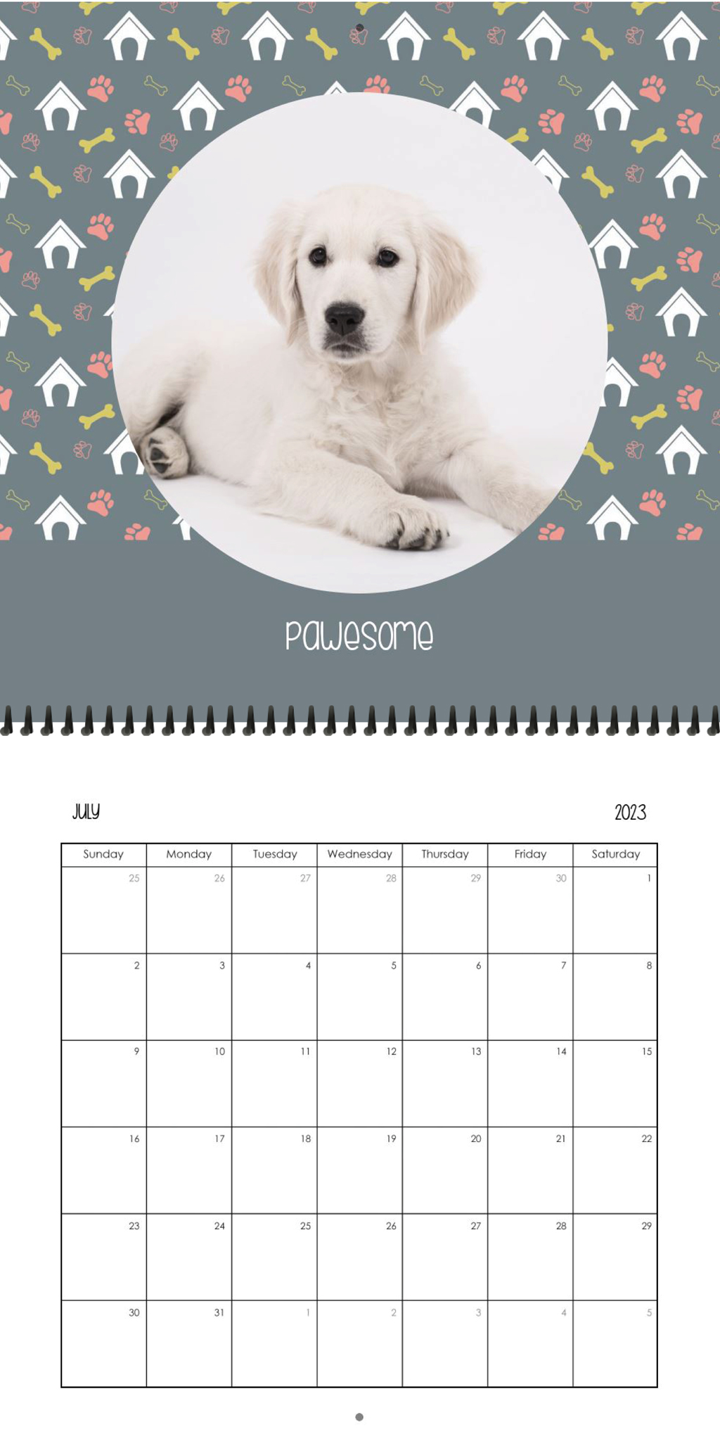 Wall Calendar Pet Pals 12x12 07