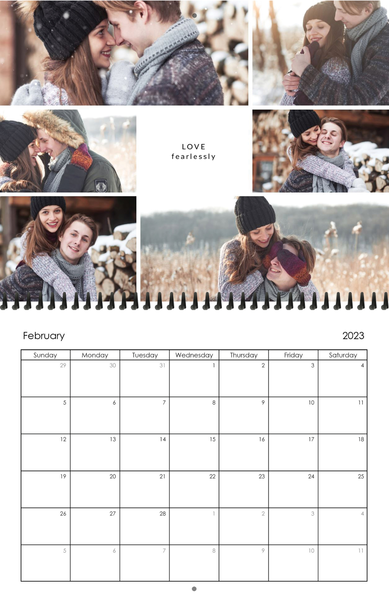 Wall Calendar Square Quotes 11x8.5 02