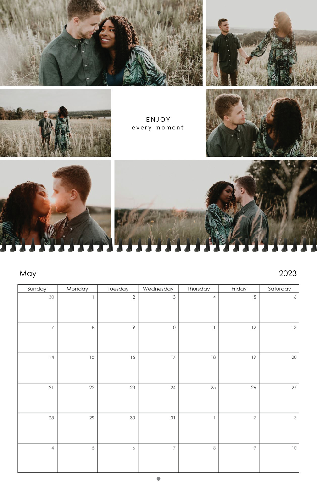 Wall Calendar Square Quotes 11x8.5 05