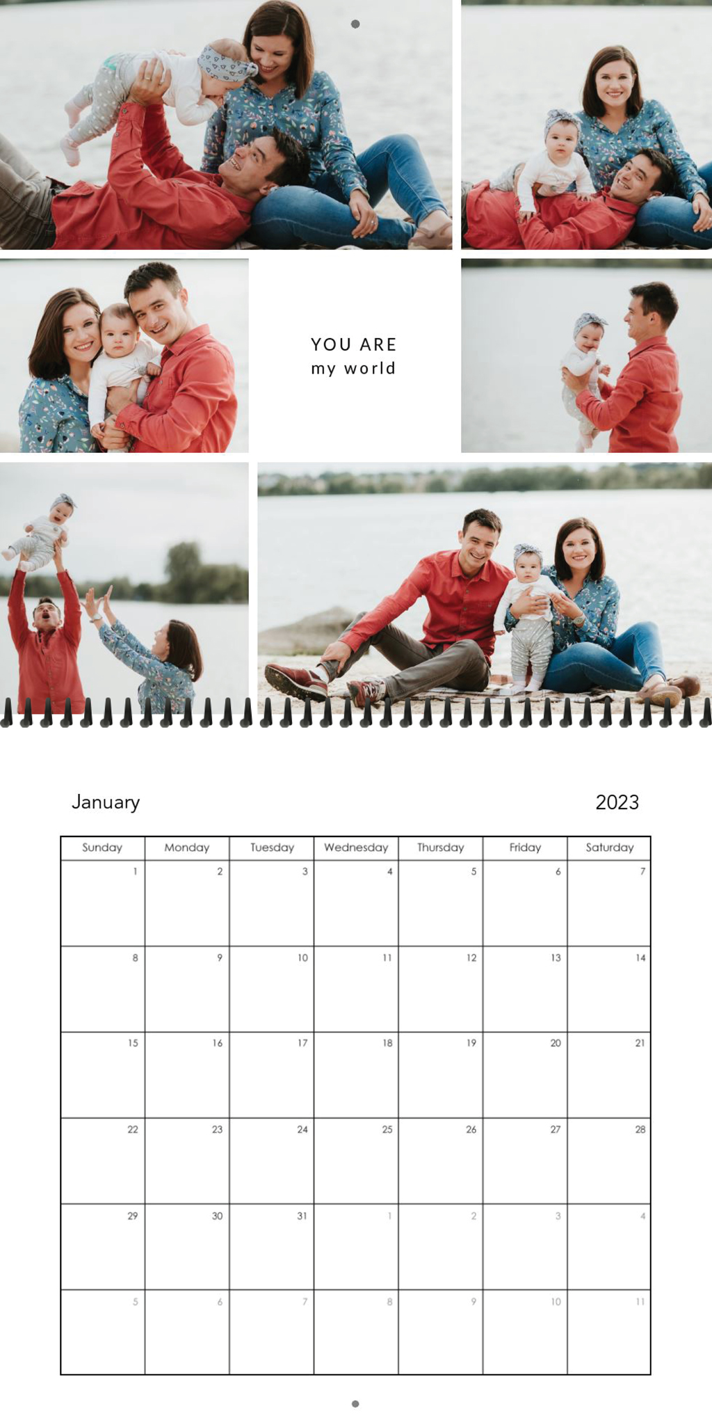 Wall Calendar Square Quotes 12x12 01