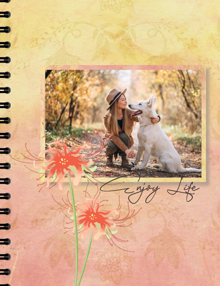 Notebook - Enjoy Life Cover 8.5x11