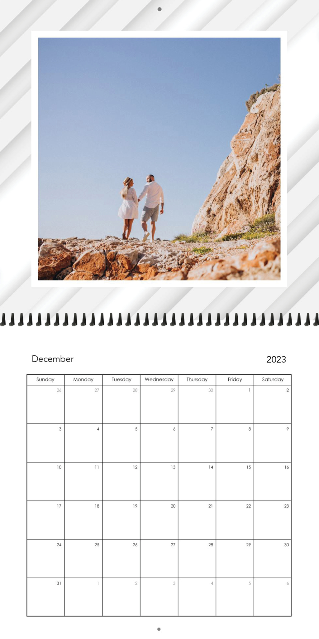 Wall Calendar White Wonder 12x12 012
