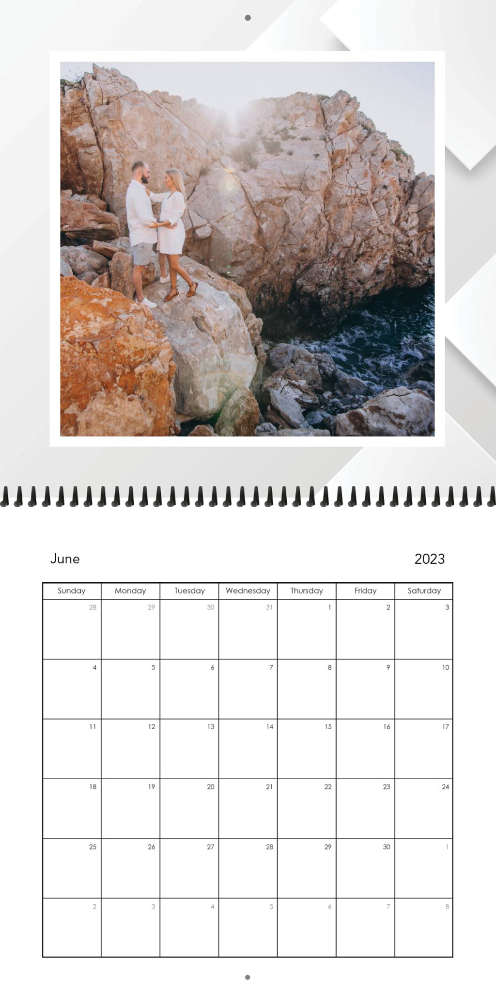 Wall Calendar White Wonder 12x12 06