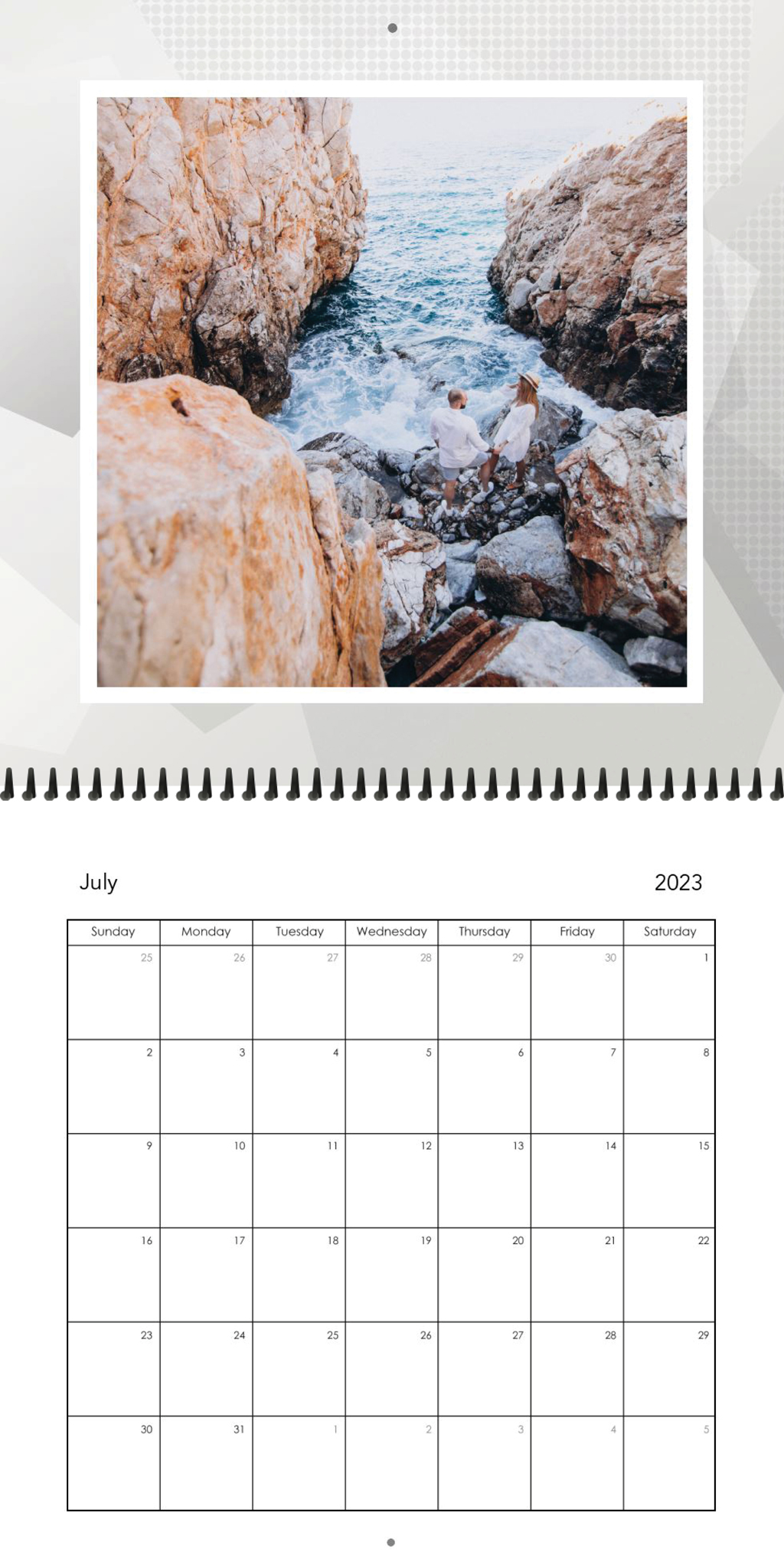 Wall Calendar White Wonder 12x12 07